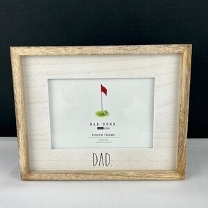 Rae Dunn - ‘Dad - golf’ wood frame. 7” x 5”   NWT. Firm